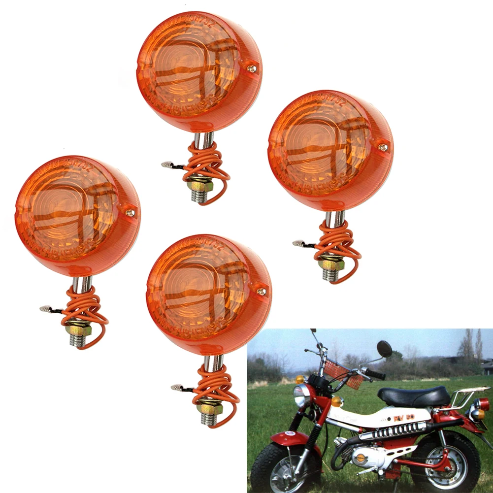 Front Rear Turn Signal Light Indicator Winker Flasher Lamp 1980-1991 For Suzuki FA50 FA50X Shuttle Scooter RV50 RV75 RV90 RV125