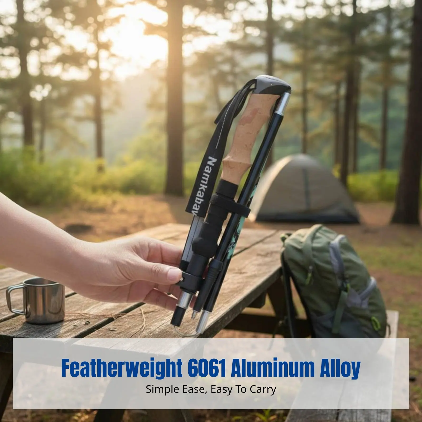 

Складной походный регулируемый штатив из алюминиевого сплава 6061, легкий, для активного отдыха, в различных цветах