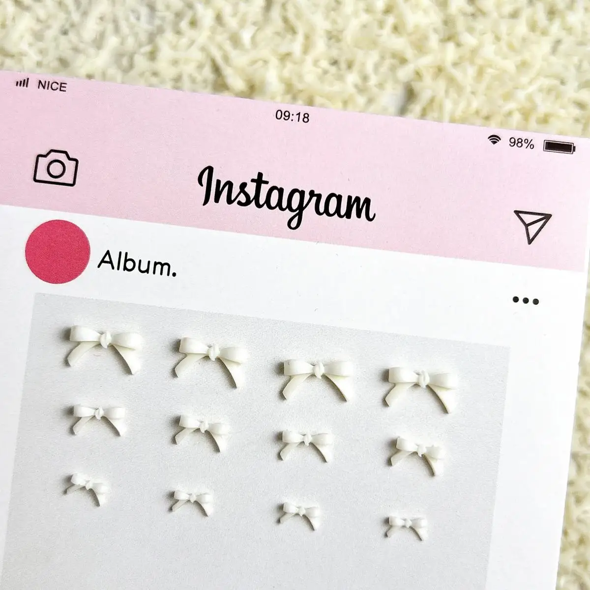 100PCS Fresh Light Yellow Mini Bow Nail Art Decoration Accessories 3D Resin 3-size Bow Nail Charms Supplies for Manicure DIY - Image 3