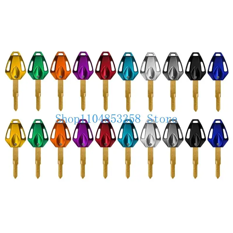 

652F Устойчивый к истиранию чехол для ключа зажигания для мотоцикла Увеличенная длина Алюминий с несколькими модельными