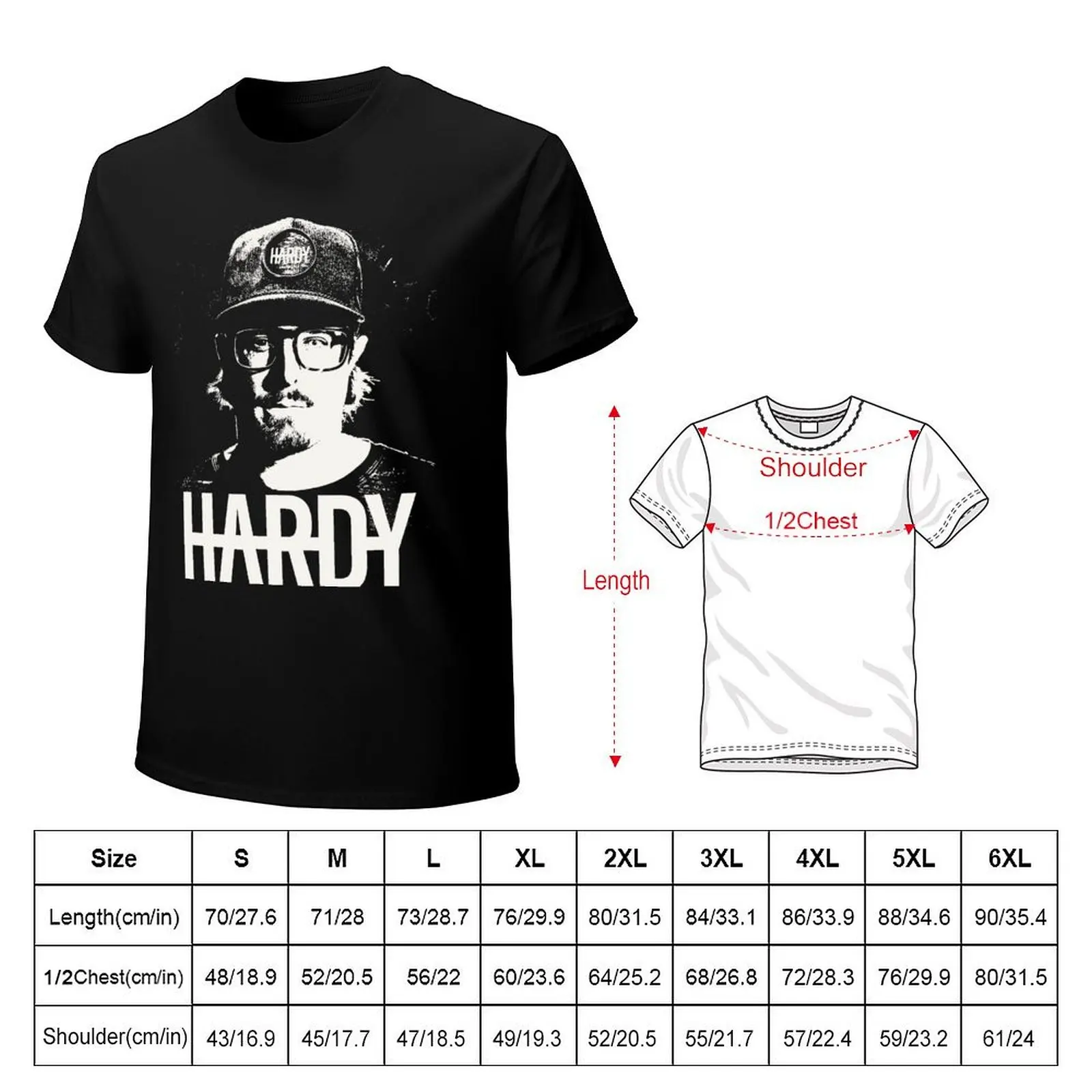 Hardy Merch Hardy Tour T-Shirt Heavy Duty Casual Work Tee