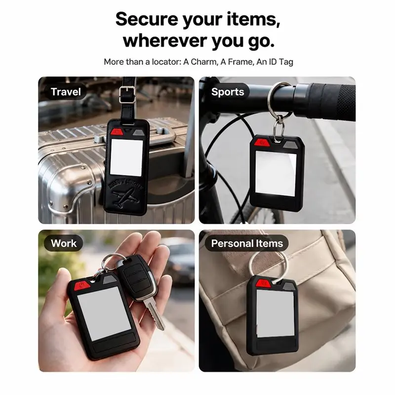 T24C E-Ink Locator E-Ink Key Tracker Anti-Lost Tracker