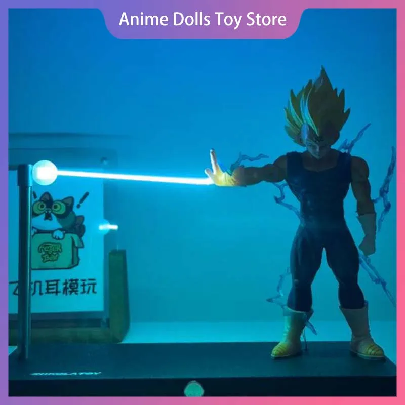 

Dragon Vegeta IV Ball Action Figure Cartoon Magnetic Night Light Begita Saiyan Anime Modle Toy Desktop Ornament Collection Gift