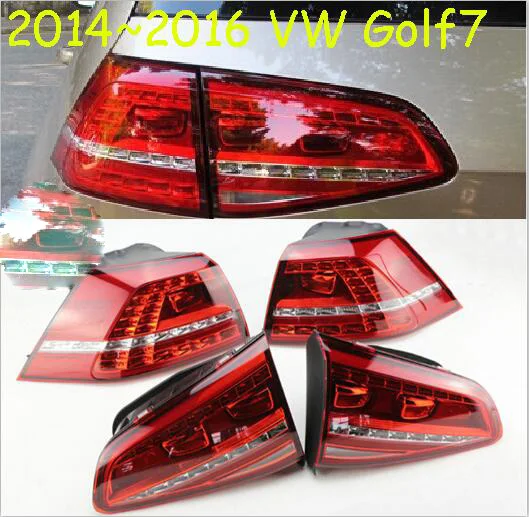 2014~2016year tail light for Golf7 taillight Golf 7 LED car accessories Taillamp for Golf7 rear light fog