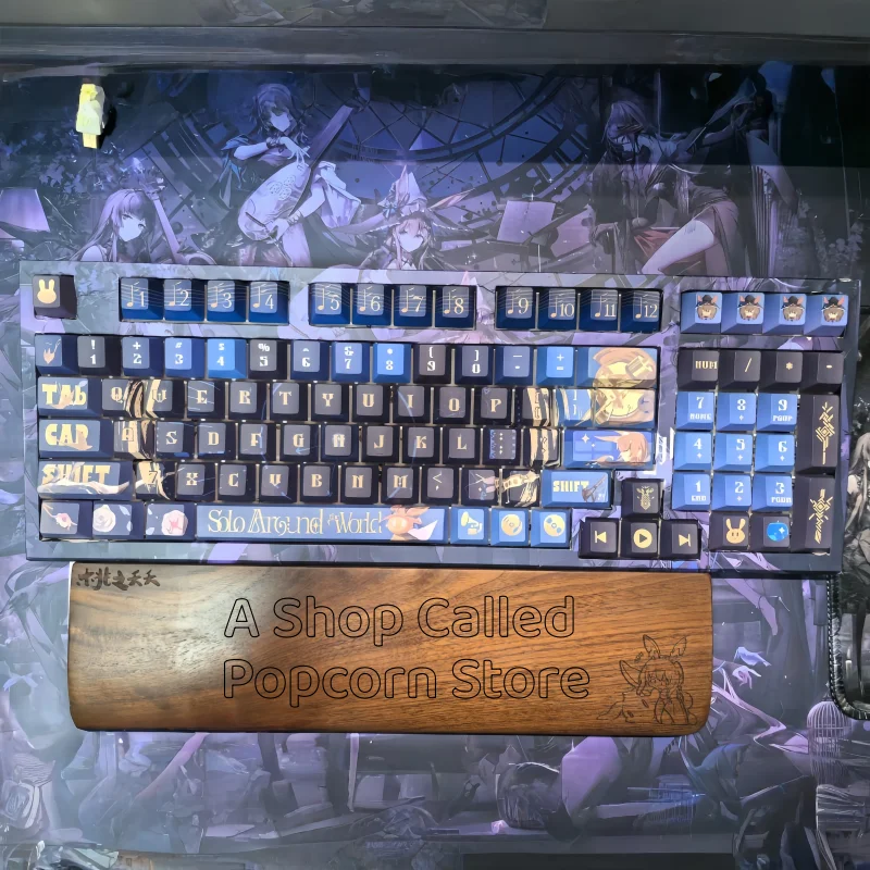 

Arknights Amiya "Solo In The Universe" Keycaps - Anime-Style Gaming Keyboard Pbt Peripheral