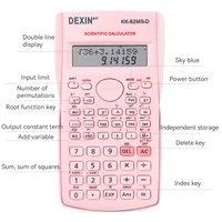 Multifunctional Scientific Calculator Student Simple Portable Big Screen Function Calculator Stationery School Office Supplies 3
