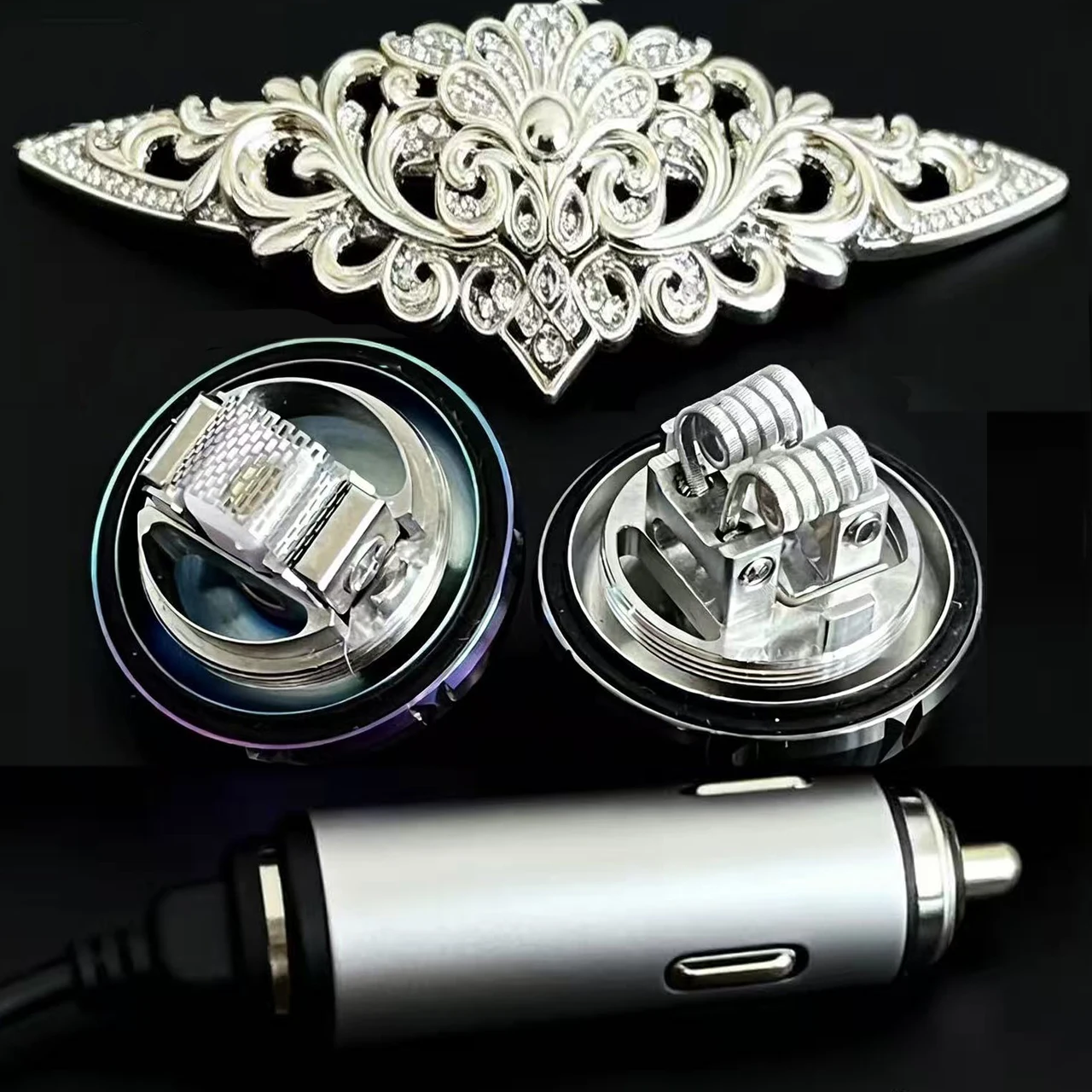 

Automobiles Interior ZZEUS Draft Template 2Types Spiral,X,Thread,MESHED,MESH,II Metal Bottom Screw Pin,O-ring,DECK Accessories