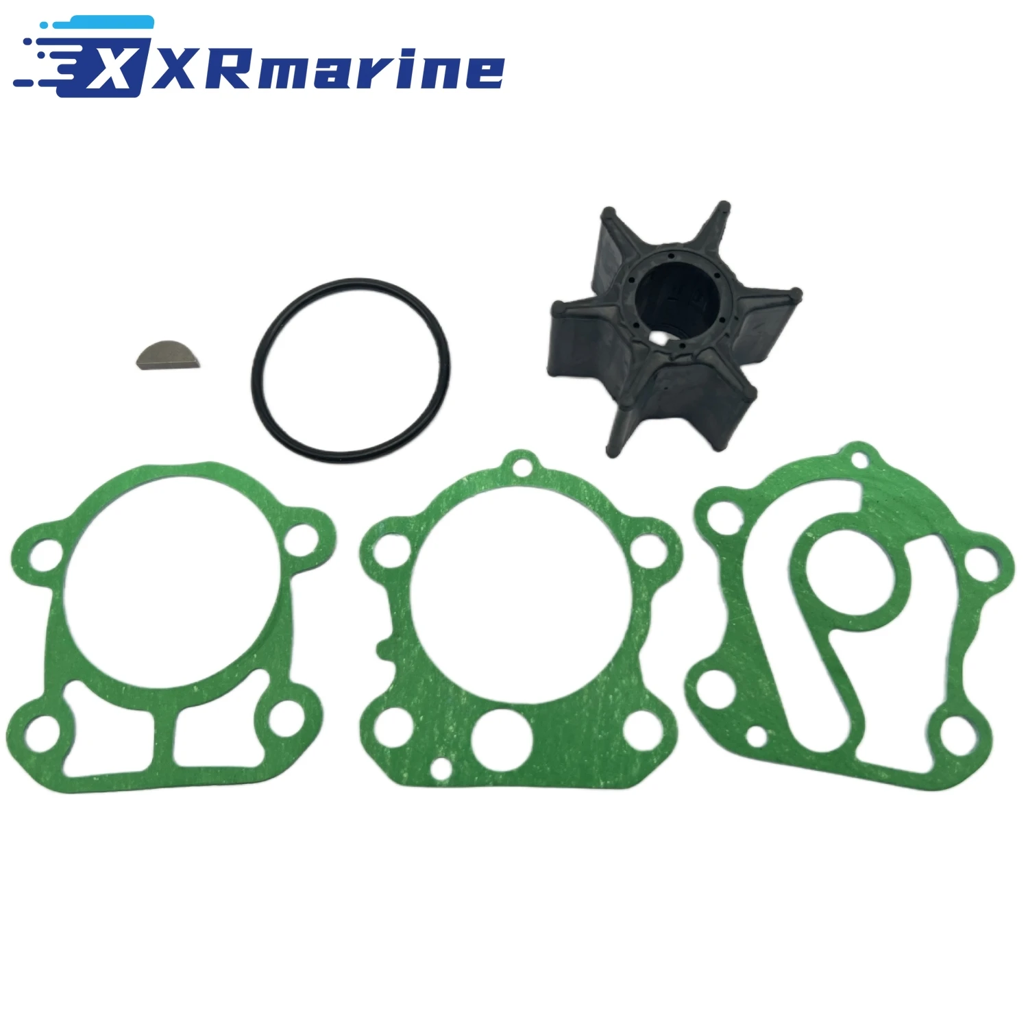 Water Pump Replacement Kit with Impeller Key Gaskets O-Ring for Yamaha Outboard Engine 75HP 80HP 90HP 100HP 67F-44352-00