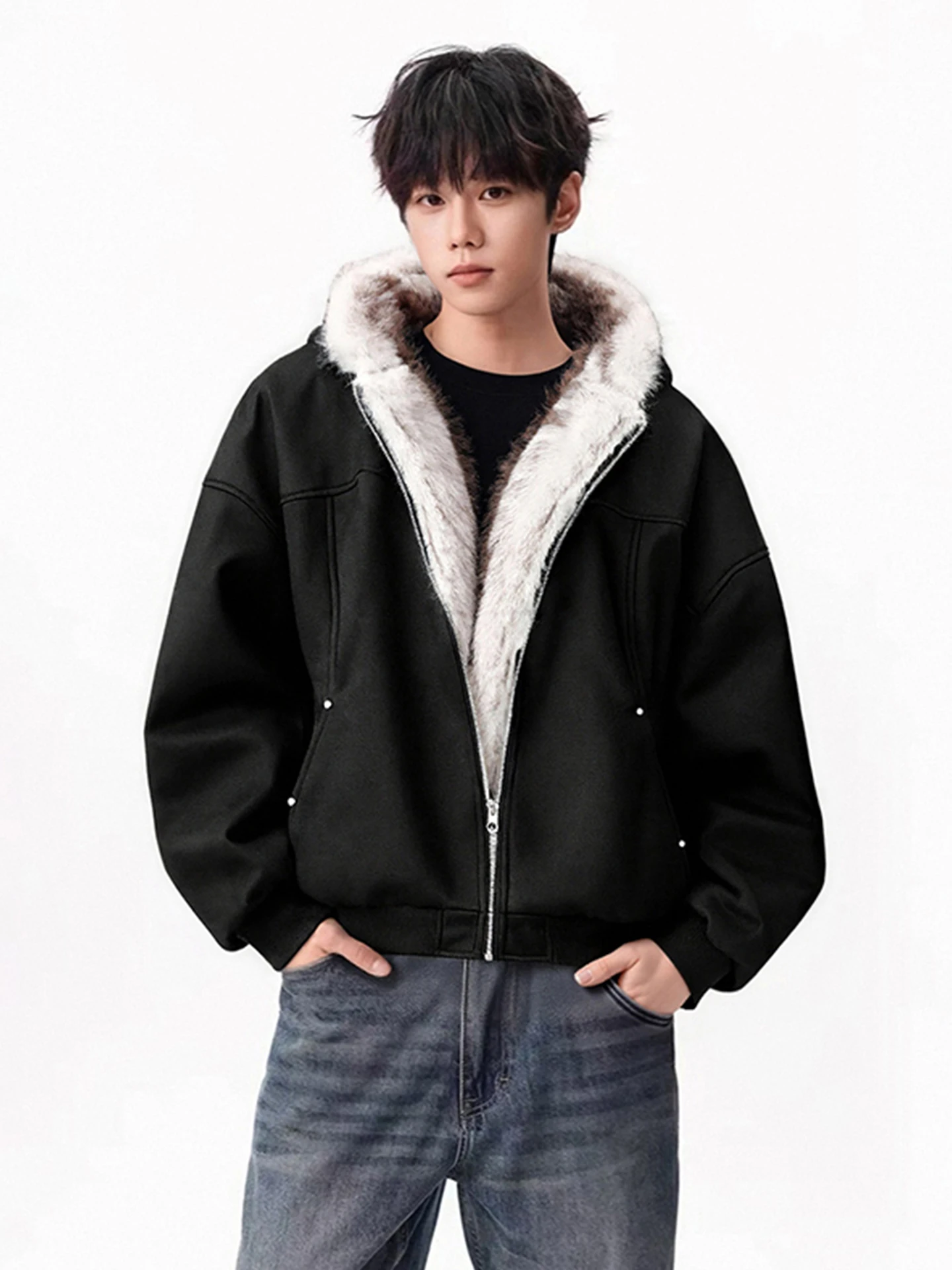 

Мужская зимняя куртка-парка в стиле ретро с капюшоном, утепленная, теплая и комфортная, для активного отдыха, модная, в стиле High Street