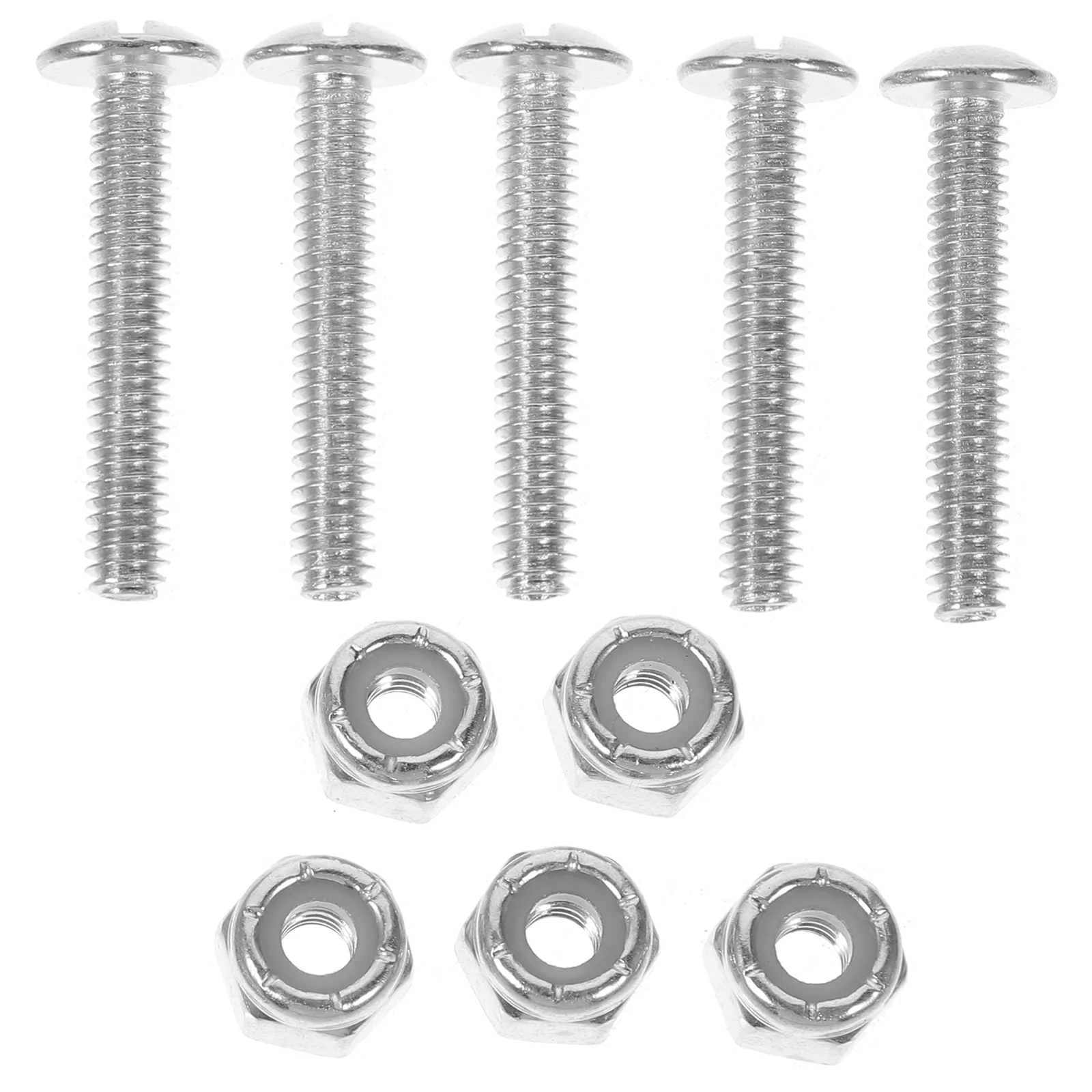 

12 Pcs Component Table Football Screws Man Footballs Foosball Supply Nut 270X090X030CM Galvanized Iron Metal