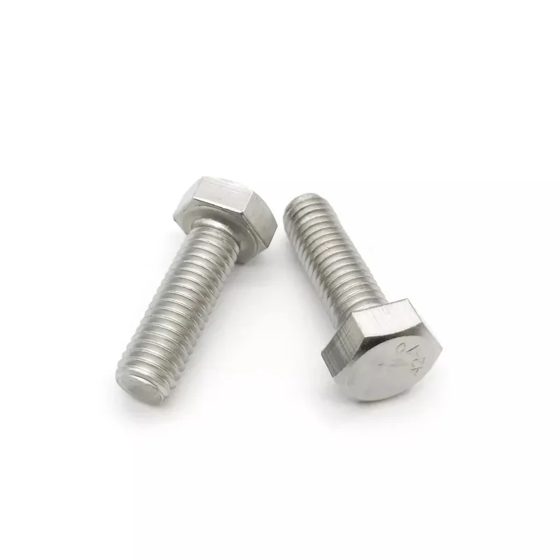 50/100Pcs M1.6 M2 M2.5 M3 304 A2-70 Stainless Steel External Hexagon Hex Head Cap Screw Bolt DIN933 L=3-20mm