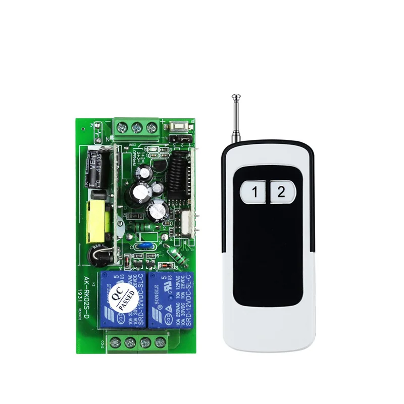 AC 85  110V 120V  220V  240V  250V  10A    RF Wireless Remote Control   Receiver  Transmitter indoor lighting  433mhz   100M