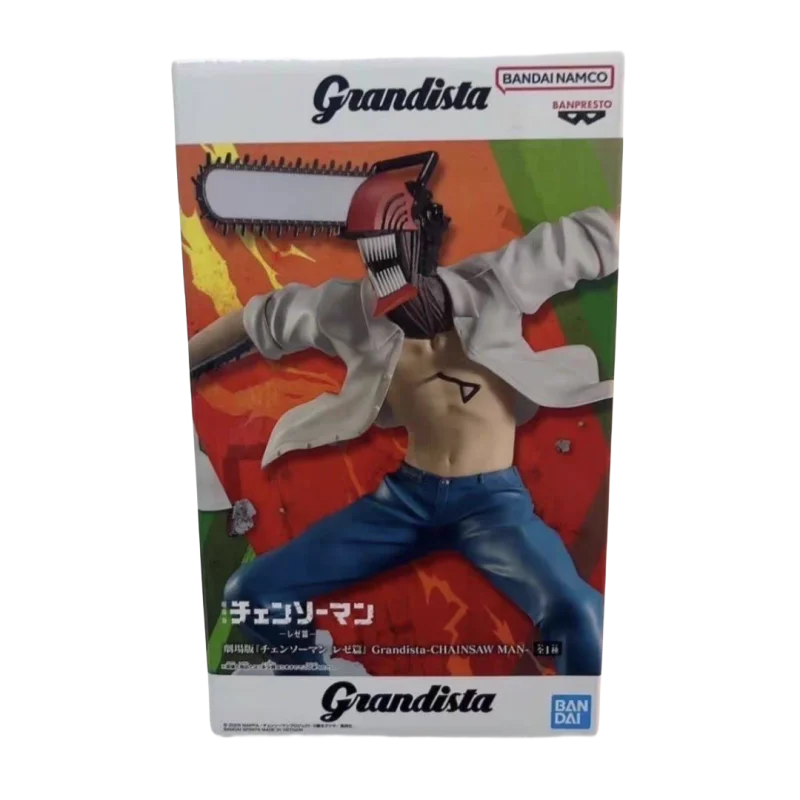 Подлинная Bandai Chainsaw Man Grandista Denji, аниме, фигурки, модель, игрушки, коллекционный подарок для игрушек, хобби, детей