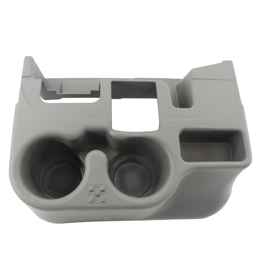 Car Center Console Cup Holder Organizer ABS Gray SS281AZAA For Dodge Ram 1500 2500 3500 2003-2012