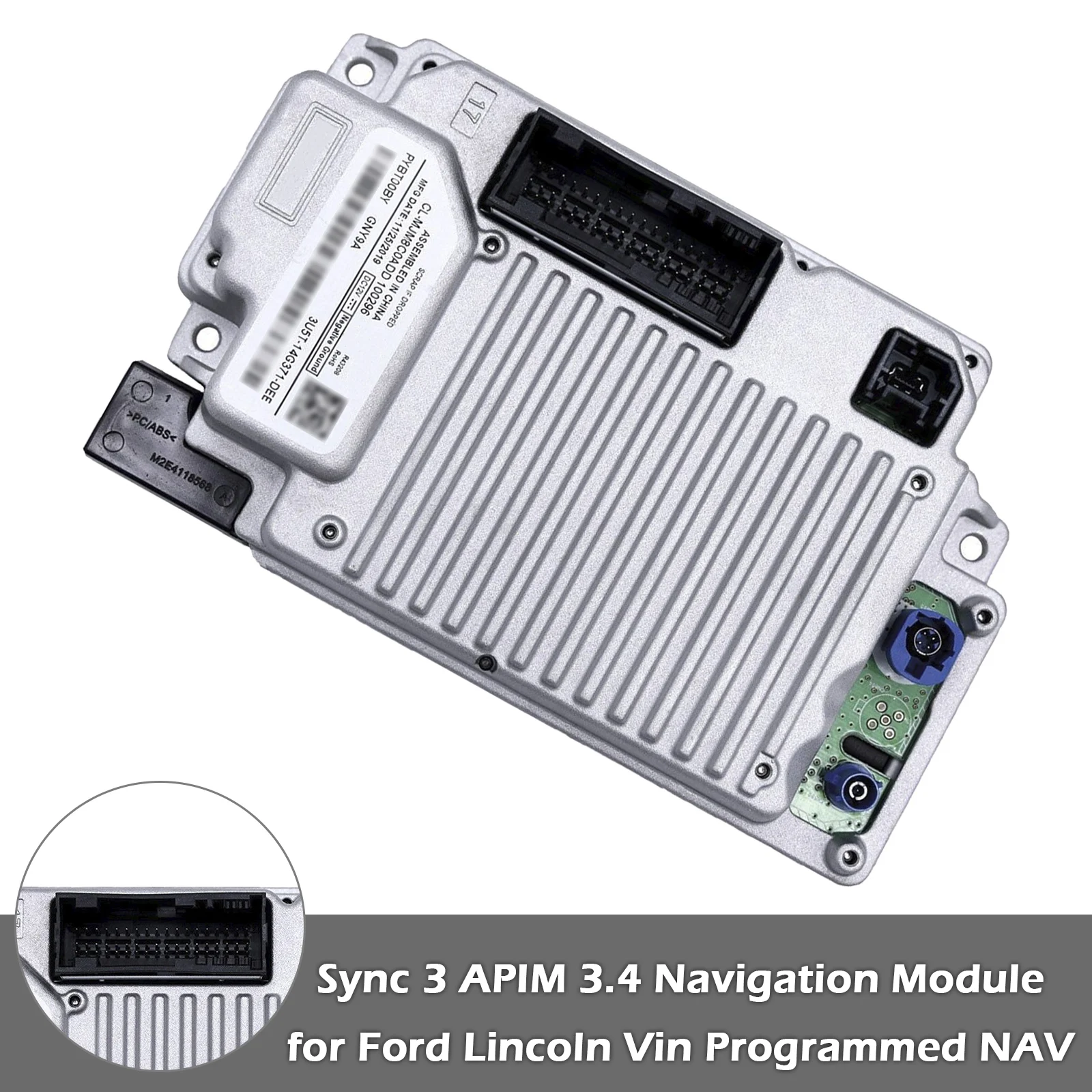 Areyourshop Sync 3 APIM 3.4 Navigation Module for Ford Lincoln Vin Programmed NAV