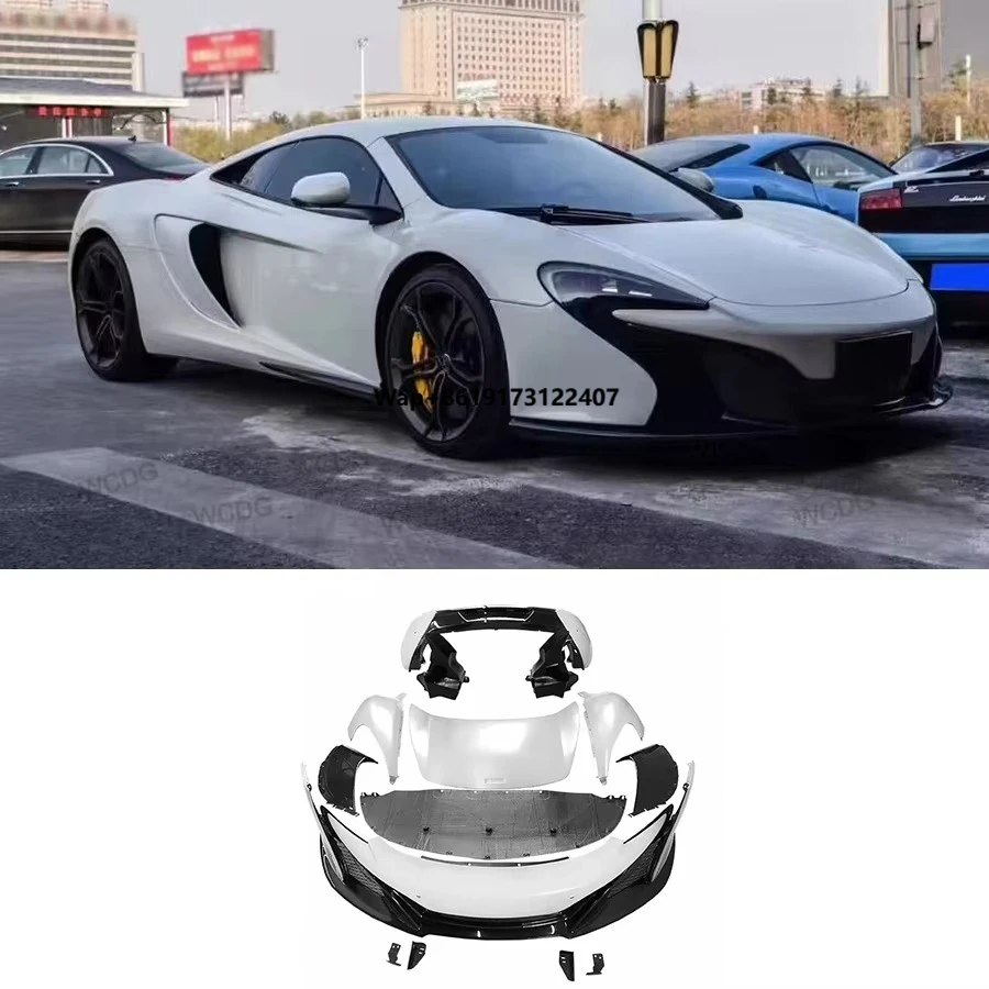 

650S Carbon Fiber Body Kit for MP4-12C 650S Front Bumper Hood Bonnet Rear Bumper Fender Side Vent Cover Bodykit