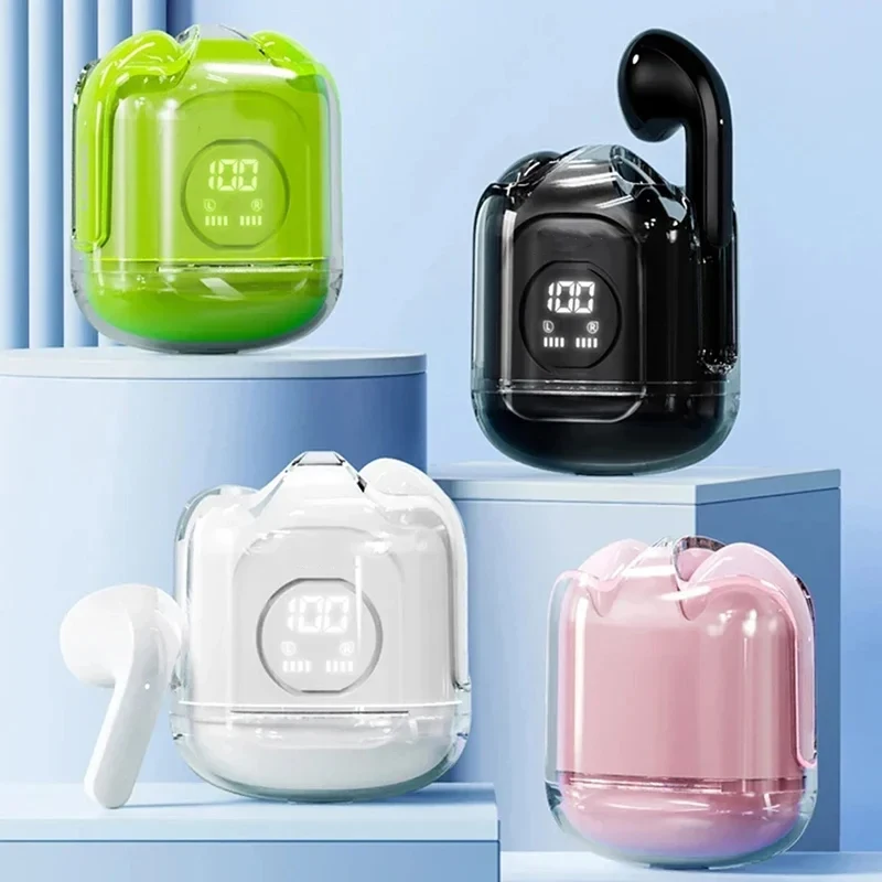 XT65 TWS سماعة أذن لاسلكية تعمل باللمس للحد من الضوضاء Bluetooth5.3 سماعة أذن باس طويلة الاستعداد مع ميكروفون لنظام Android IOS #2