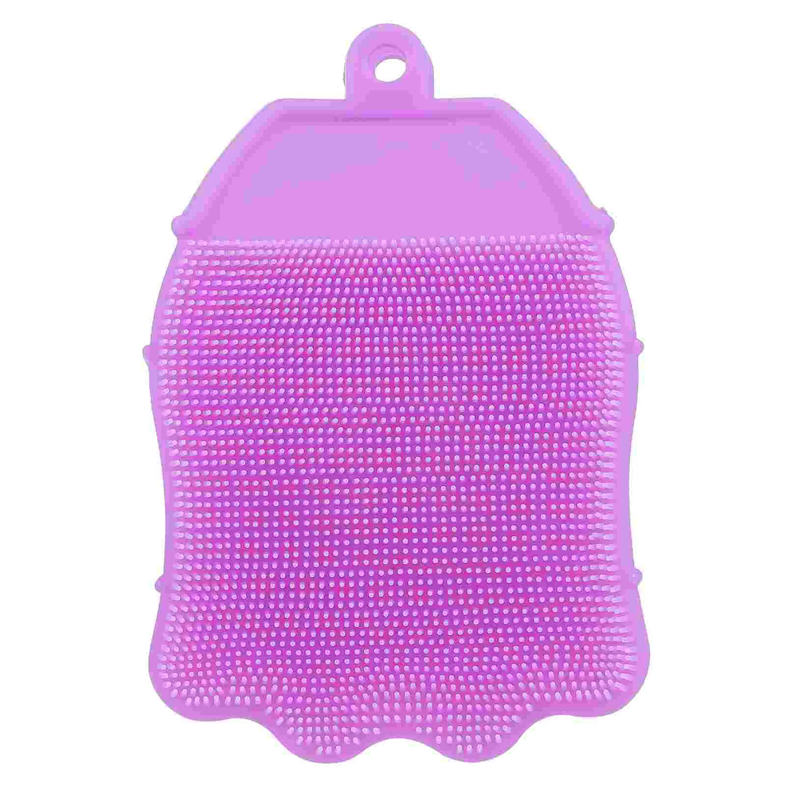 

Gloves for Kids Bath Brush Mittens Infant Massage Scrubber Take Silicone Shower Baby