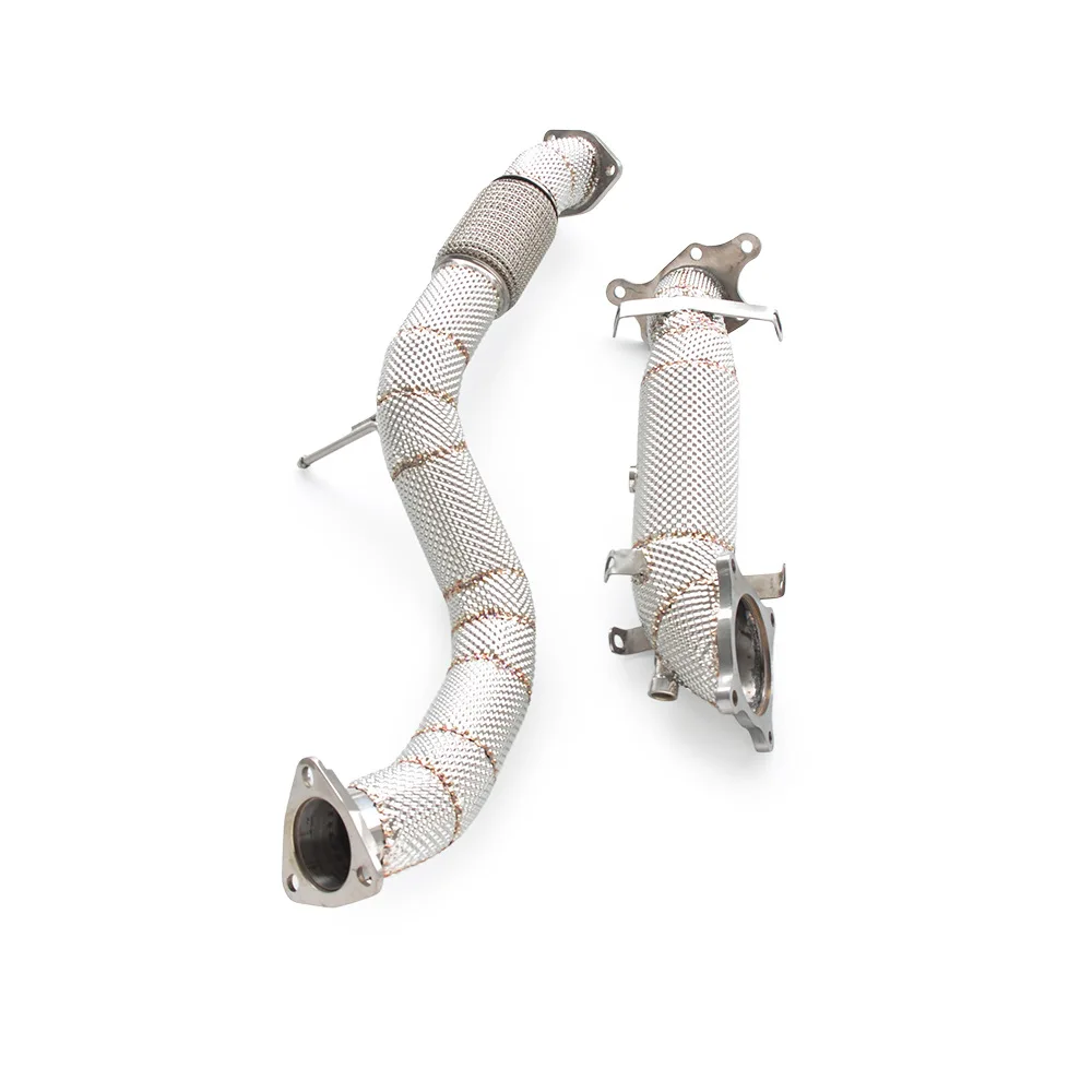 مناسبة لهوندا سيفيك TYPE-R FL5 2.0T 2022-2024 الرياضة العادم ماسورة التصريف الأنابيب الأمامية