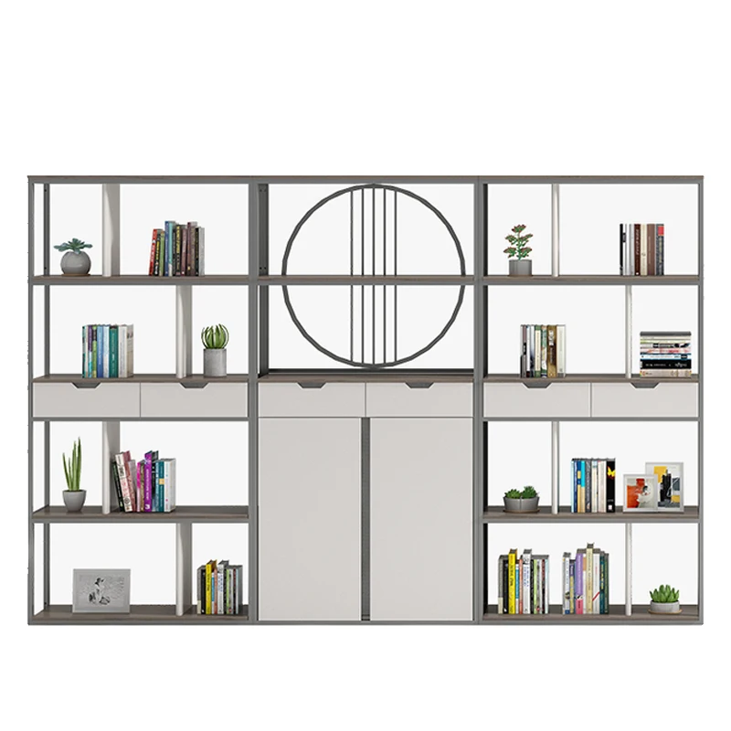 Bogu rack Modern light luxury shelf Display rack Storage Display Office partition Iron rack File cabinet Bookcase