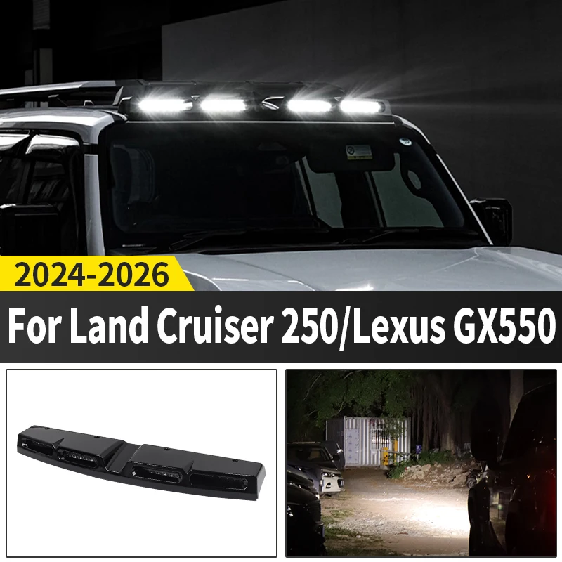 

For Toyota 2024 2025 Land Cruiser 250 Prado J250,Lexus 550 GX LED Off-road Roof-mounted light bar Modification Accessorie Tuning