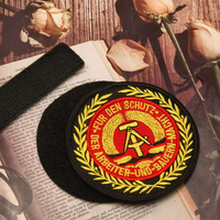 East German Morale Badge Hook and Loop Military Patches For Backpack Sticker Combat Emblem