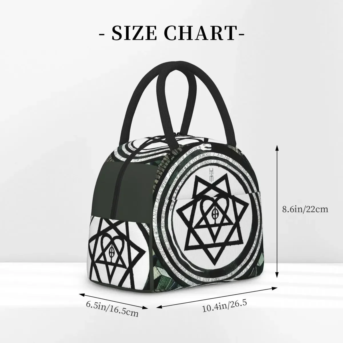 Him Band Album Heartagram Ville Valo Cool Insulated Lunch Bag for Women Children Portable Food Boxes Thermal Lunch Box Tote