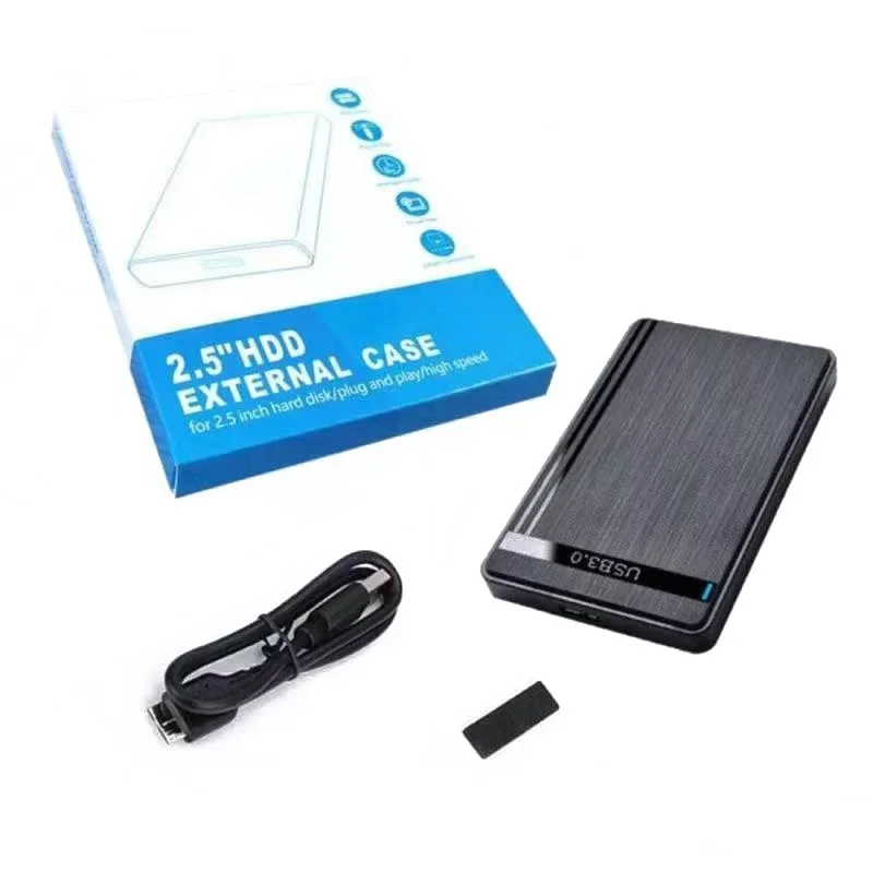 Carcasa Ultra rápida USB 3 0 SSD, carcasa de HDD móvil de 2 y 5 pulgadas, diseño libre de herramientas, elegante y compacto, amplia compatibilidad