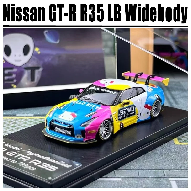 

ET MC 1/64 Nissan GT-R R35 LB Widebody Alloy Toy Diecast Metal Model Gift