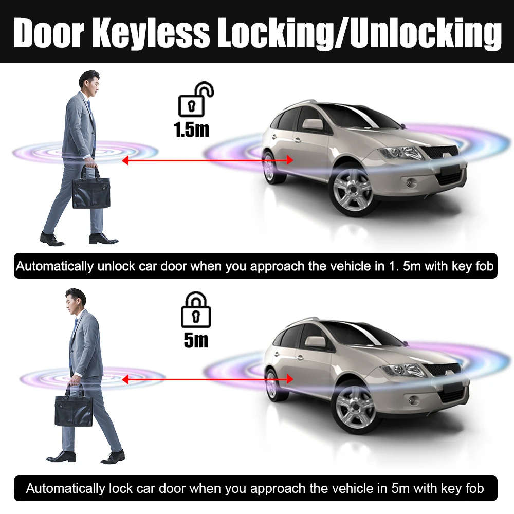 Car Keyless System Central Door Lock Unlock Remote Control Car Door Window Truck Master Lifter With 2 Controller 12V