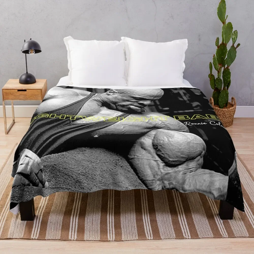 

RONNIE COLEMAN - LIGHTWEIGHT BABY Throw Blanket Men's Soft Warm Throw Blanket for Couch