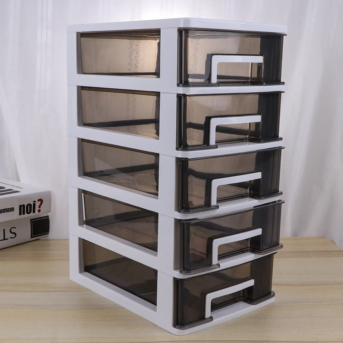 Multi layer drawer storage, bedroom storage, detachable, thickened anti slip