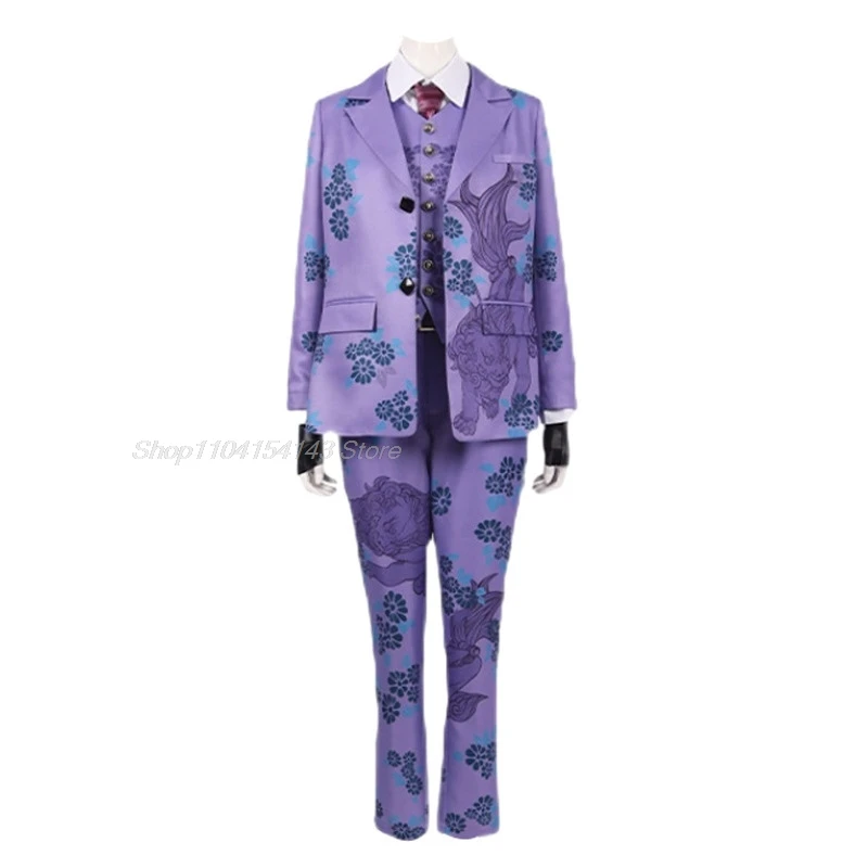 TakWarrionoi Anime Cosplay Costume pour Homme et Femme, HajRob Inui Seishu, Manteau Imprimé Trempé, Perruque, Exposition Revengers, Uniforme de Noël