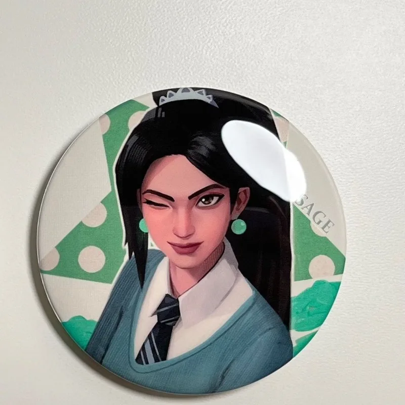 VALORANT игровая периферия, булавки для рисования, фигурка Джетта, жесть, значок, реквизит для косплея, коллекционный агент, игрушки, подарки для мальчиков