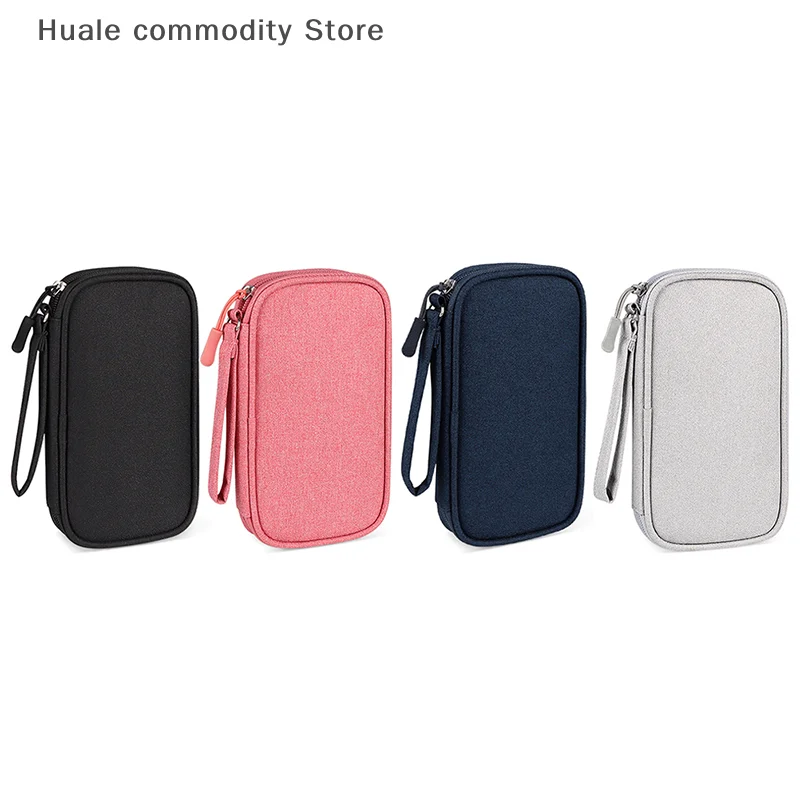 Estojo usb digital eletrônico, cabo portátil, bolsa de armazenamento de viagem, acessórios, bolsa de armazenamento para carregador de cabo, disco rígido de energia