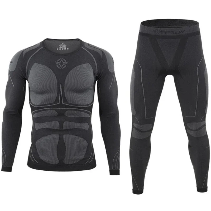 

Men's Seamless Tight Tactical Thermal Underwear Long Johns Breathable Outdoor Sport Function Training Cycling Thermal Underwear