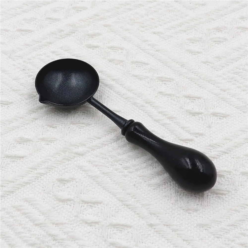 1pc non-stick lakzegellepel, smeltlepel voor lakzegeling, herbruikbaar lakzegelgereedschap voor cadeauverpakking, enveloppen, uitnodigingen