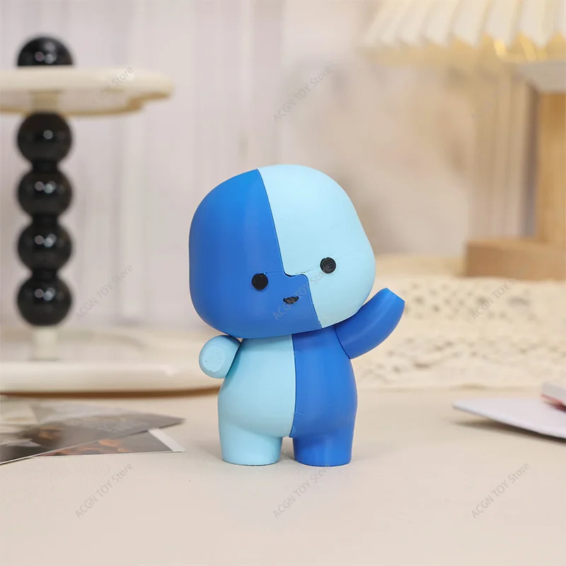 3D Printed Cute Lil Finder Guy with Magnet Figure Toy Creative Toy Desk Decor Gift