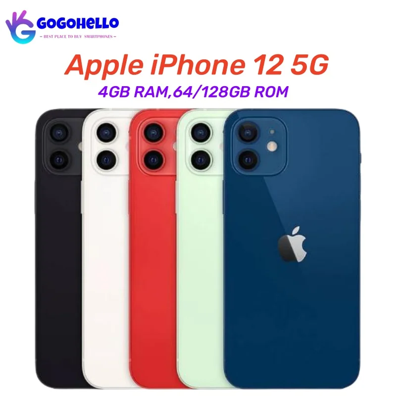 Original Apple iPhone 12 64GB 128GB ROM 4GB RAM 6.1\