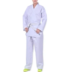 Men Unisex Karate Uniform Set Adult Sports Training Clothes Teaching Sportswear Clothing Kit for Professional XXL