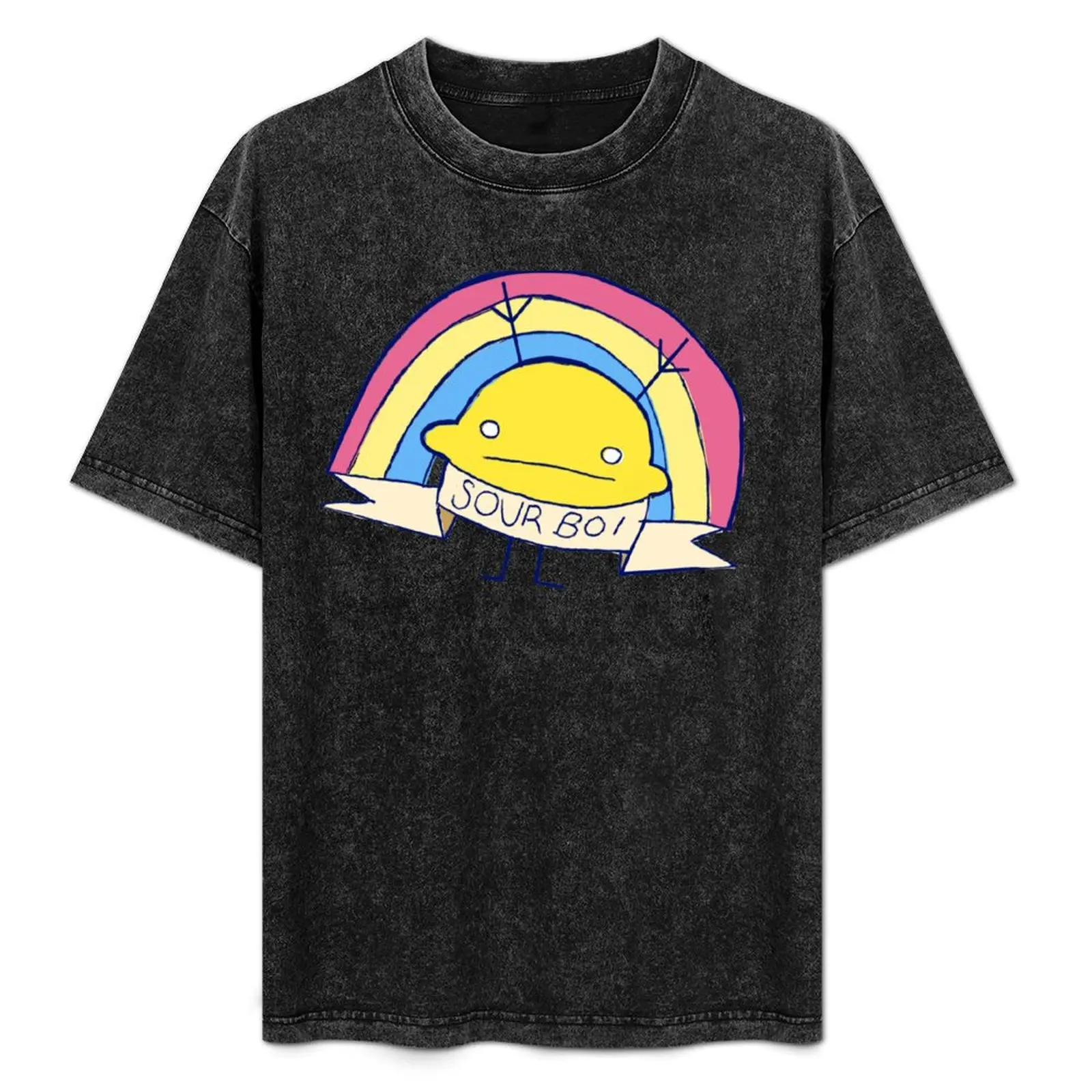 

Rainbow Lemon T-Shirt basketball graphic tees oversizeds man clothes mens champion t shirts