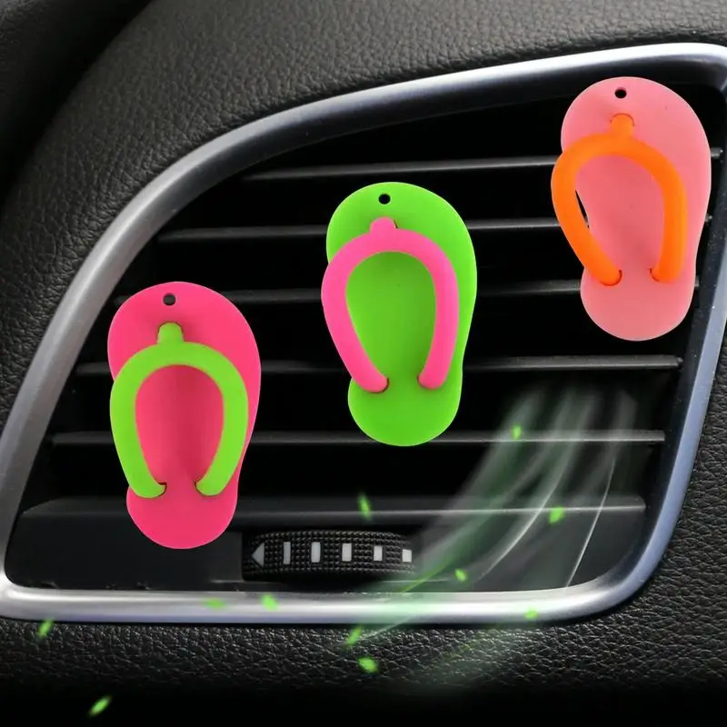 Car Aromatherapy Vent Clip Slipper-Shaped Freshener Portable Slippers Car Vent Air Freshener For Cars RVs Trucks