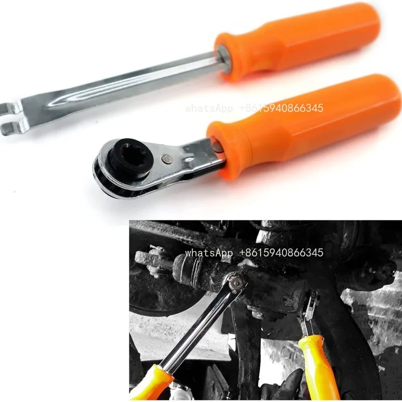 FOR Automatic Relax Regulator Release Tool and 5/16 Double Square Ratchet Wrench for Air Brake System Adjustment