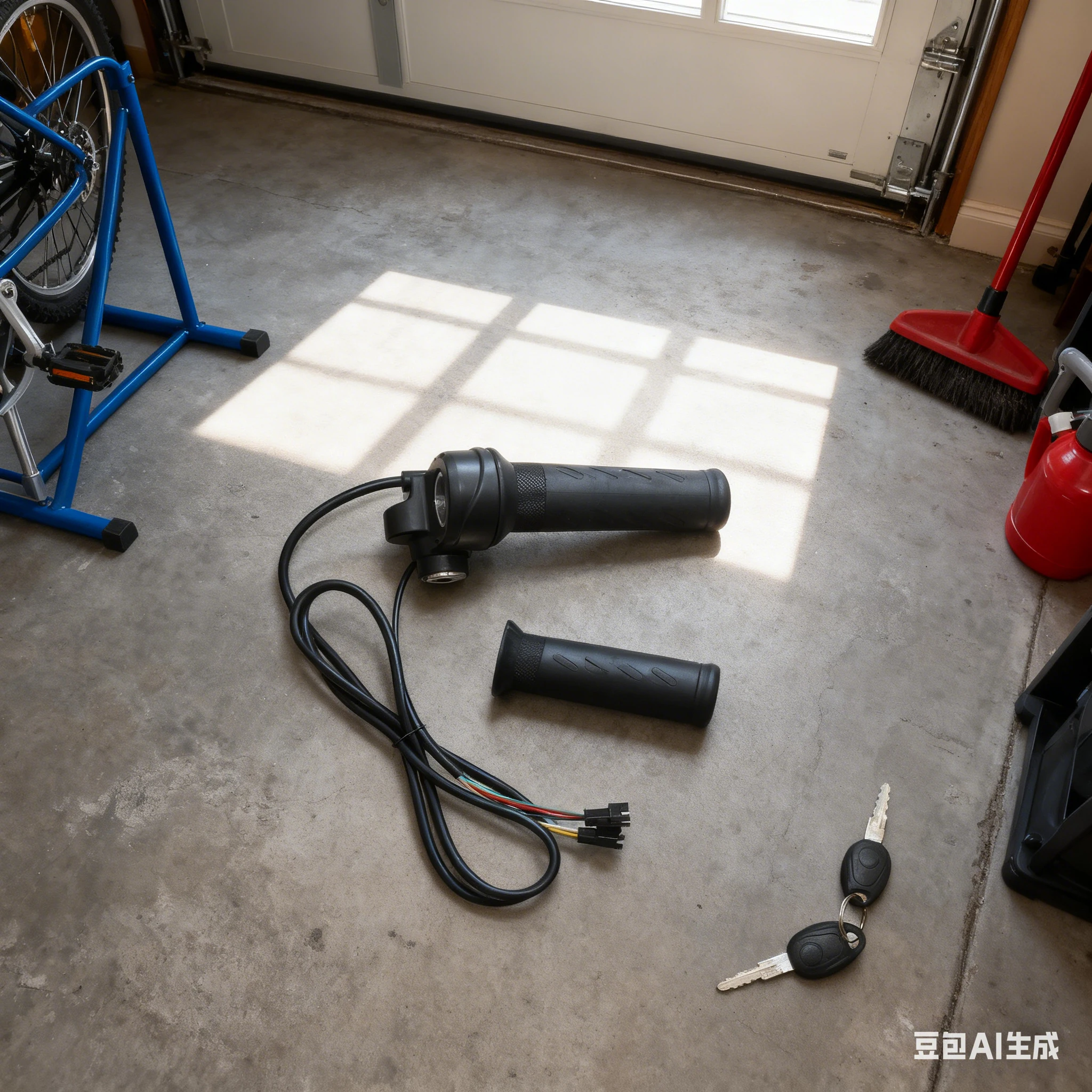 

Electric Bicycle Twist Throttle Grip Waterproof E-Bike Handlebar Twist Accelerator Speed Control Scooter Handle Replacement Part