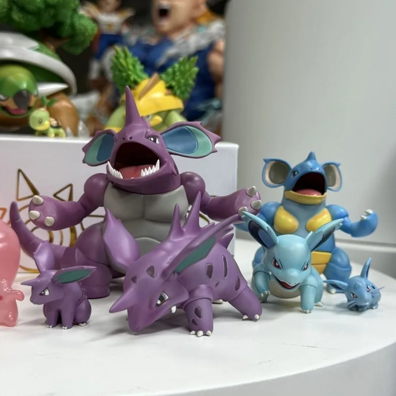 

BKM Nidoking Nidoqueen Anime Figure 1/20 Nidoking Figurine PVC Statue Collection Room Decoration Model Custom Toys Gifts Presale