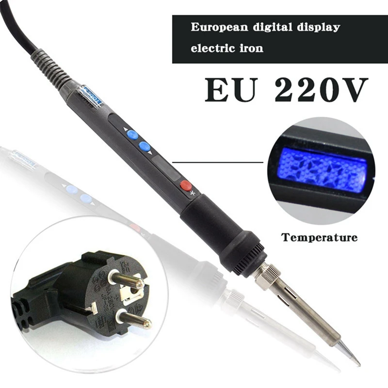 Digital Display Soldering Iron PX988 Portable Soldering Iron Temperature Control EU Plug