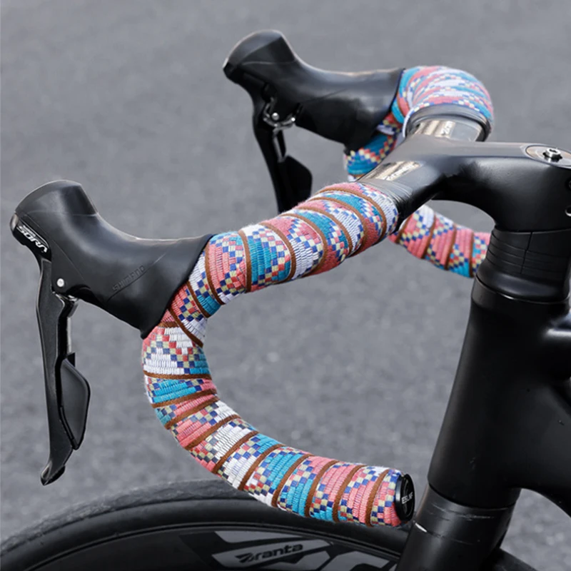 AliExpress Cutton Road Bike Handlebar Tape Soft Non-Slip Gravel Bicycle Handle Wrap Shock Absorbing Cycling Bar Strap Cuff Bike Bartape