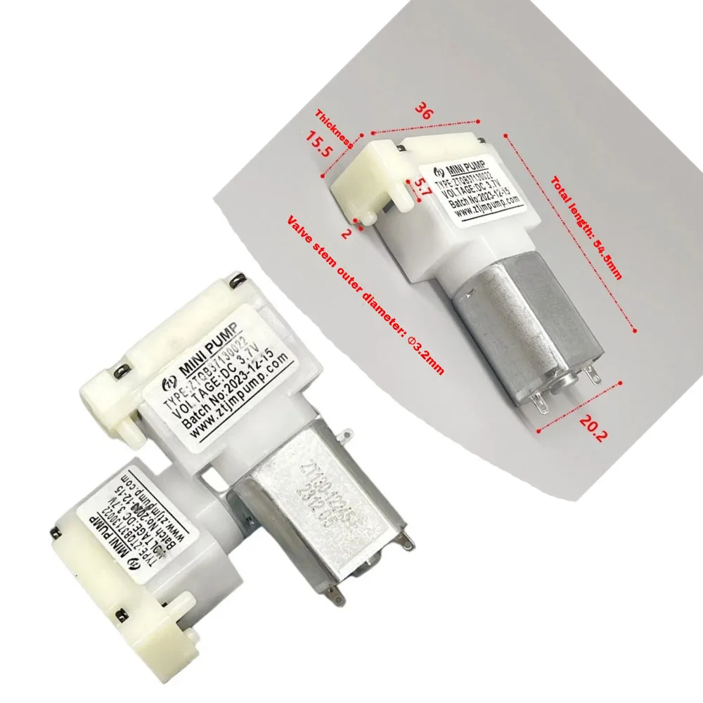 

130 Small Air Pump DC3.7V Diaphragm Pump 1.8W 1-2L/min 80Kpa Low Noise Pump for Eye Massage Devices Beauty Devices 1PCS