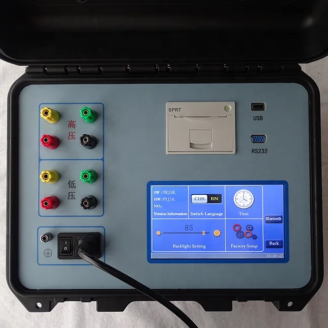 

Impedance Ttr Meter Transformer turn tester ratio test equipment