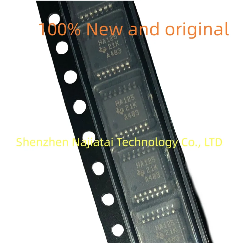 Chip IC original, SN74AHC125PWR, SN74AHC125, HA125, TSOP14, 100% novo, 50 peças por lote